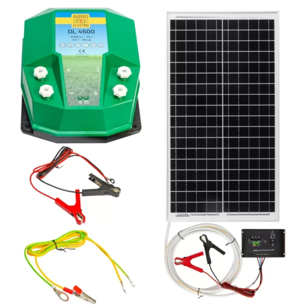 Aparat gard electric DL 4500, 4,5 Joule, cu sistem solar 30 W