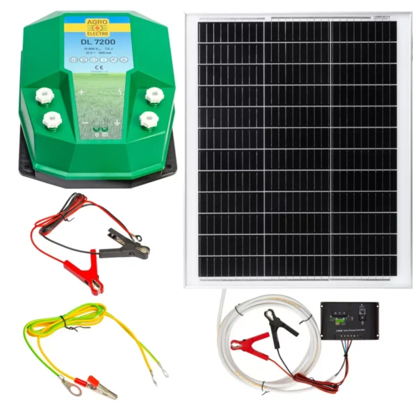 Aparat gard electric DL 7200, 7,2 Joule, cu sistem solar 50 W