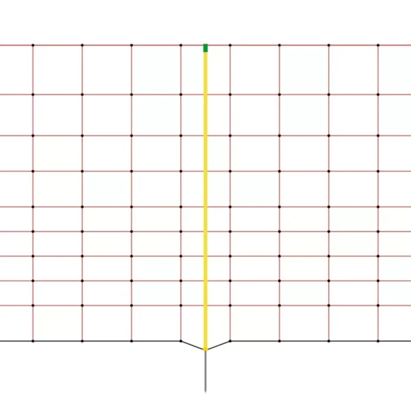 Plasă gard electric 50 m × 108 cm