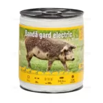 Bandă gard electric - 10 mm - 200 m - 60 kg - 11 Ω/m