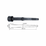 Manson din cauciuc tip 3, Ø26mm-Ø32,50mm-Ø9 mm, lungime 306 mm, 4 buc