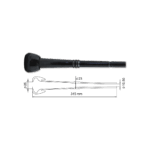 Manson din cauciuc tip 1, Ø25mm-Ø23mm-Ø10,50 mm, lungime 315 mm, 4 buc