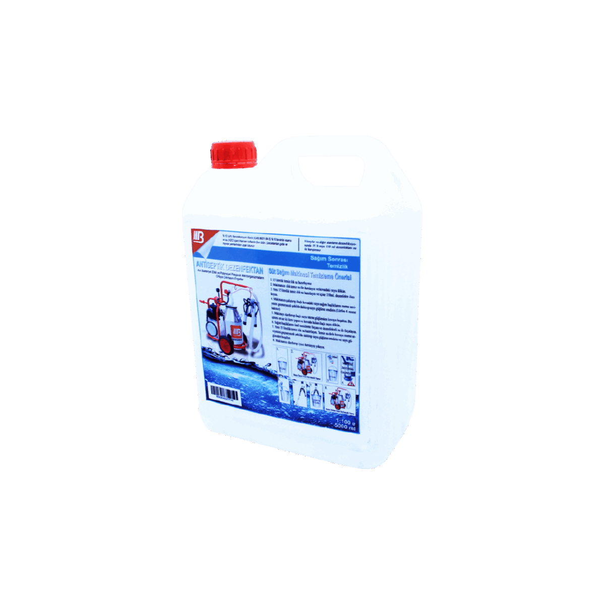 Detergent universal pentru spălarea sistemului de muls 5l - imagine 1