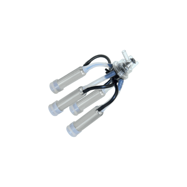 Corp colector complet 160 cc, cu pahare inox, mansoane din silicon tip5