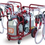 Aparat de muls vaci, 4 posturi, 2 bidoane 30L inox, pahare inox, 500l/min, 1,1kW, ulei