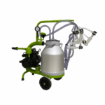 Aparat de muls oi, 2 posturi, 1 bidon 30l aluminiu, pahare plastic, 250l/min, 0,55kw