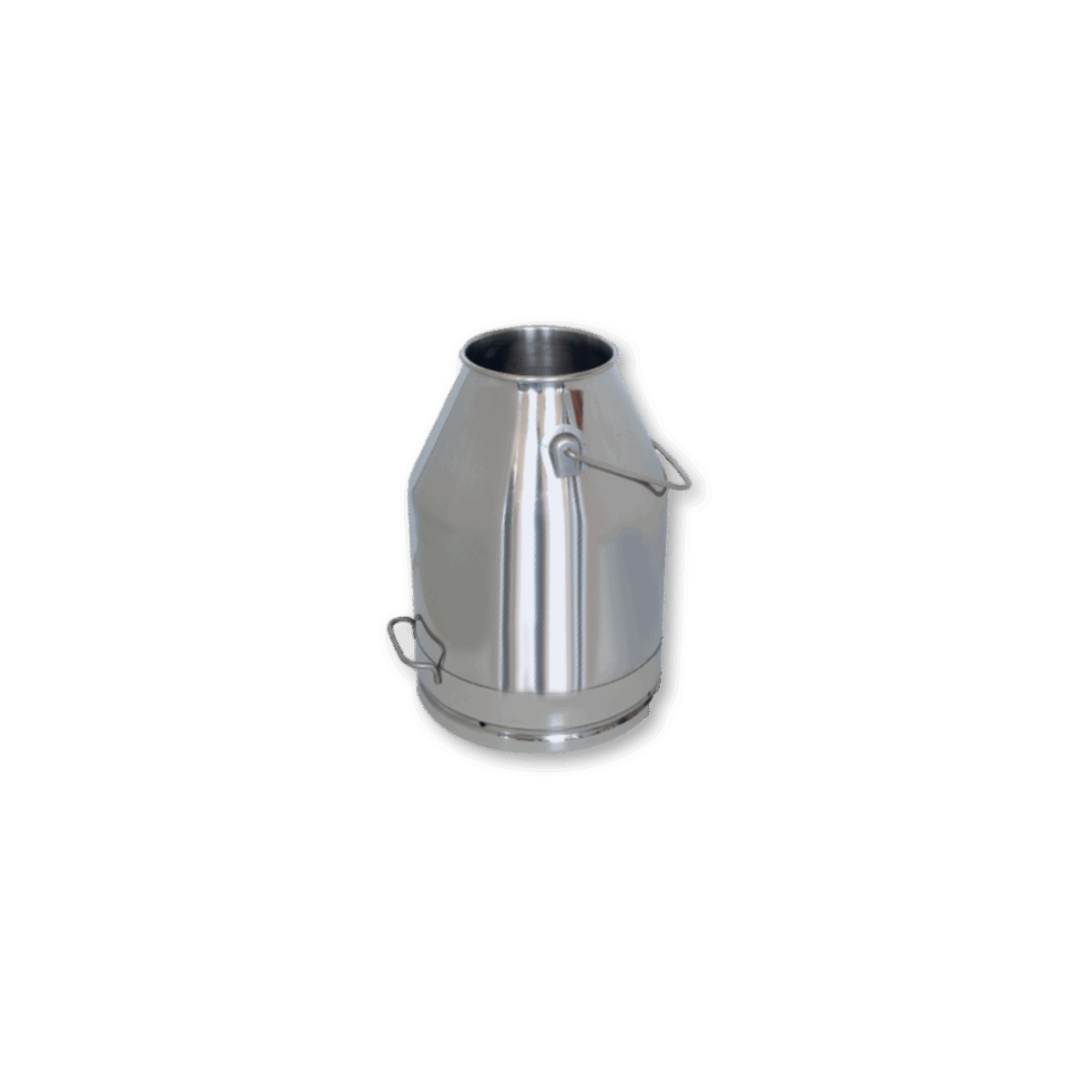 Bidon de inox diametrul capac 18 cm - imagine 1