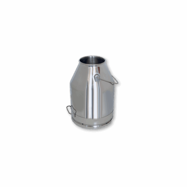 Bidon de inox diametrul capac 18 cm